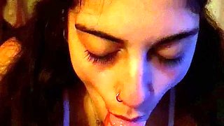 Hot Brunette Girlfriend POV Blowjob