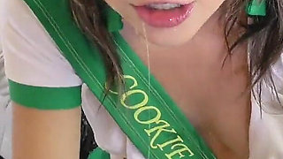 Sexy Nympho Kylie Rocket Loves Cum and Riding a Hard Dick