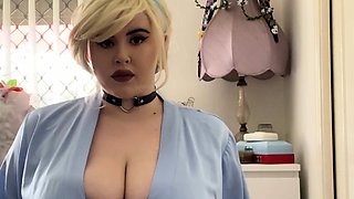 Fat BBW with big boobs masturbating and squirtin on cam