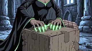 Maleficent and the Magic Pumpkin. Halloween Cartoon