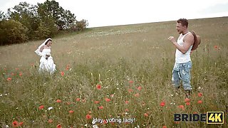 Sakura Hell's wedding dress xxx by Bride 4K