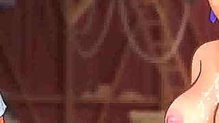 Summertime saga: cougar MILF tits fucking in the barn ep 154,155