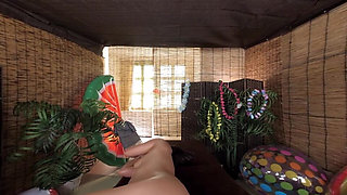 Beach House Pick-up Aesthetic: Busty Girl on a Summer Day 1/2