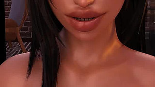 Tifa's Dark Heaven. Cuckold Hides in Closet Jerks off Watch His Girl's Pussy Getting Stretched by the BBC of His Boss Ep. 44