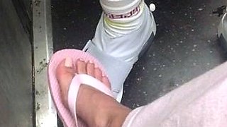 Maitresse Madelines solo foot fetish POV