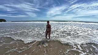 SkinnyWithAHugeDick fucks ScottishSweetie hard doggy style after relaxing beach day