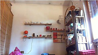 Nicoletta Cleans An Old Attic Wearing A Huge Dirty Diaper Under Her Panties