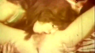 Classic threesome porn movie.