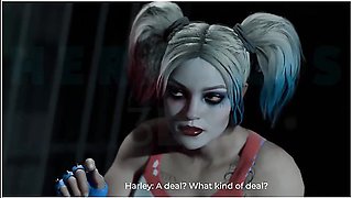 Hi Folks, This Is A Wip From My Upcoming Animation Featuring Harley Quinn And Poison Ivy. This Is No