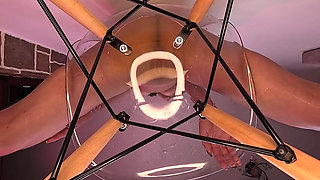 Golden Shower Glasss Chair