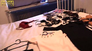 Sexy Busty Blonde Sub Slut Gets Fucked Mercilessly In Her Mouth & Twat & Fingered Up To Orgasm In MMF