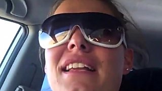 Blowjob in a Car with a Mouthful Ending