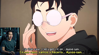 Japanese Anime Reaction Momo Chan and Okarun