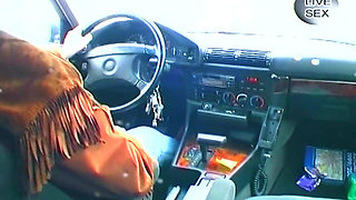 Public Car Toothbrush Pussy Stretch - Dripping Wet Slut Smiles