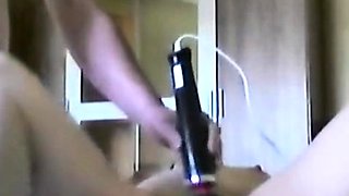 German Amateur Receives Massage from Sex Toy