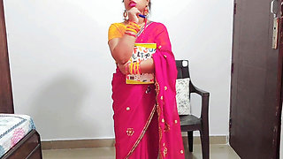 Indian Teacher Fucked Hard with Two Big Cocks in Her Pussy