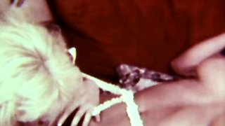 StrapOn Lesbian with big boobs fucks her blonde sexy GF