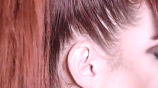 Mistress Jasmine James Provides a Curvy Redhead with the Biggest Cock