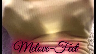 5playing with Melove's Long Nipples