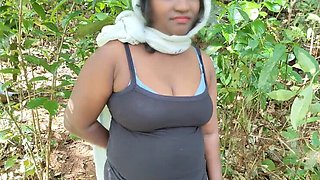 BBW Athena 19 Year Old Desi Student Sucks Cock In Jungle - Blowjob & Pussy Close-Up 4K