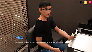 Step sister is dancing her ass in front of office assistant