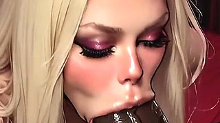 Big Boobs Blomde MILF Taste BBC! Hufe Facial Cumshot