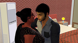 Dost Ki Udaas Mummy Ko Patakar Choda