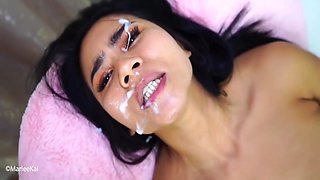 Facial Cumshots For Asian Milf Slut 5 Min
