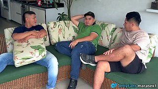 Friendly Visit Turns Wild! Slutty Sex with MaRaSexx & MeGanSxx - Amateur MILF Creampie POV