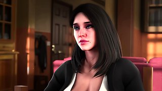 3D Futa on Female group Futanari Animated Cartoon MILF Porn