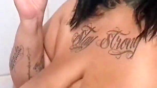 BBW Smoking on a Soft-seat Toilet