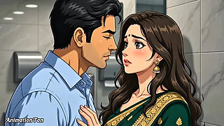 Episode 2 Indian secretary marries hardcore Dia in the night office promotion animation